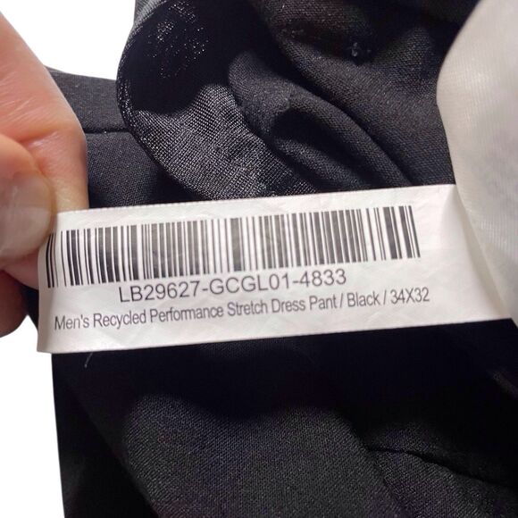 QUINCE Men’s Recycled Performance Stretch Dress Pants Size 34x32 Black EUC - Picture 9 of 15